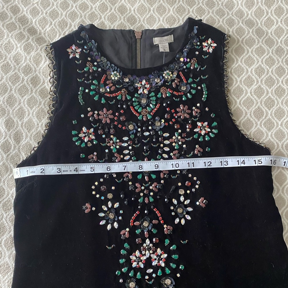 NWT gorgeous jewelled velvet dress - Picture 10 of 10